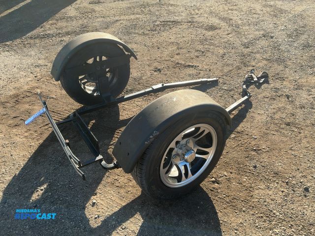Lot 2-30477 - Used Econo Motorcycle Stability/Auxiliary-Wheel Unit, 175/70R14 Tires on Aluminum Wheels, no bracket...