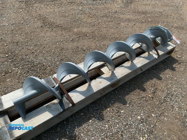 Lot 2-44298 - Unused 11" Diameter Auger Flighting, unknown exact use, approx. 79-1/2" long, flighting is approx. 3...