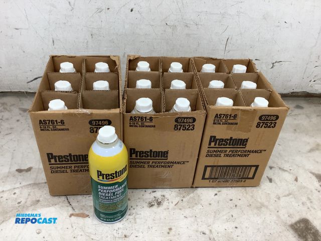 Lot 2-62929 - lot of (18) 16oz prestone summe4r performance diesel fuel treatment
