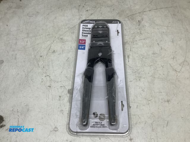 Lot 2-79869 - Apollo ½" and %" PEX Crimp Sleeve Combo Tool #69PTKH0014SS