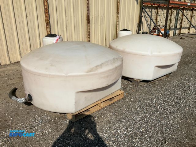 Lot 2-70338 - Set of (2) Used 325 Gallon Polyethylene Pickup Truck Storage Tanks 325 Gallons Each Polyethylene