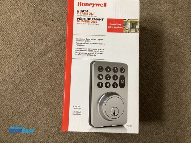 Lot 2-94616 - New New Honeywell Digital Deadbolt for exterior Entry. Open your door with a digital passcode or key...