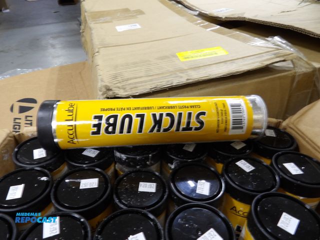 Lot 2-51089 - lot of 24 ACCU-lube stick cutting lubricant tube, 13fl.oz., white