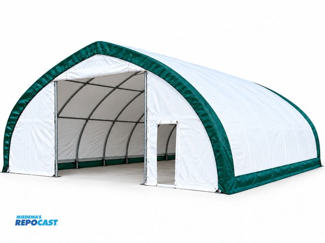 Product 2-2679803 - (1) New Suihe 32'Wx65'Lx16'T PE Fabric Shelter Building, hot dipped galvanized steel tubing, 12'x12'...