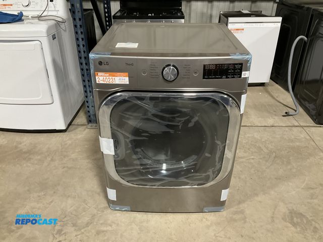 Lot 2-40231 - Scratch & Dent LG DLGX8981V Vented SMART Stackable Gas Dryer
