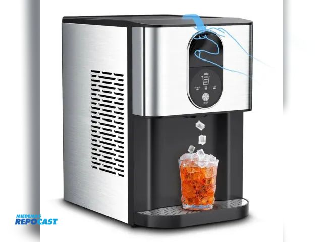 Lot 2-96280 - Countertop nugget ice maker 44lbs/24H electactic model HZB-20DN