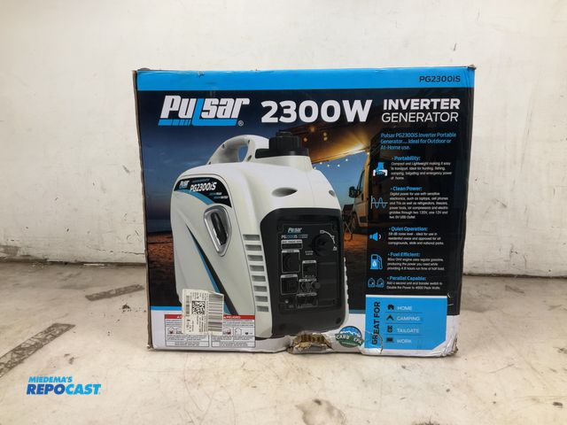 Lot 2-69644 - Pulsar inverter generator 2300W model#PG2300iS
