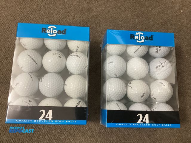 Lot 2-63214 - Two 24 packs of Reload Top-Flight pre-played golf balls. Total of 4 dozen.