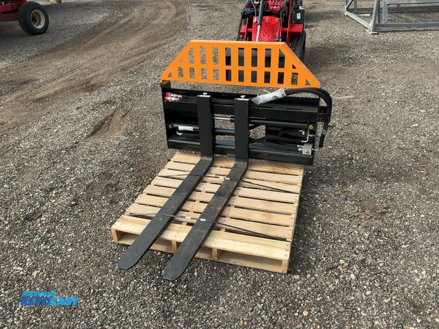 Lot 2-20504 - New Wolverine Fork Positioning Pallet Forks Skid Steer Attachment, Model PFA-11-3300G, 48" Long x 4"...