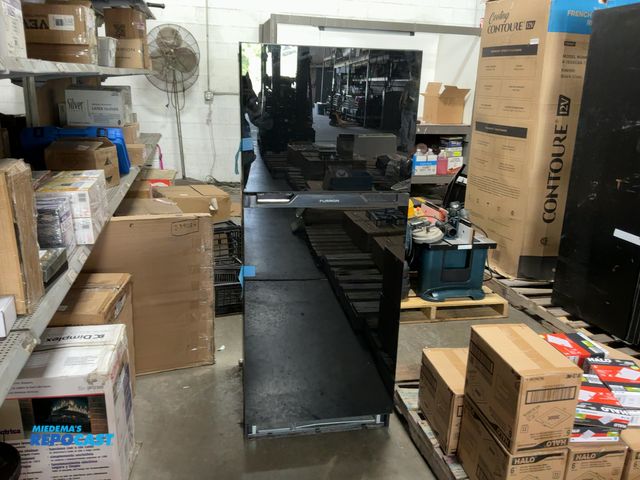 Lot 2-18363 - Furrion RV refrigerator and freezer, black, model: FCR10DCGTA, 12Volts