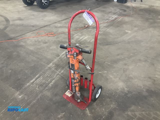 Lot 2-33164 - American Pneumatic Model 180 jack hammer with 2-wheel dolly cart, used