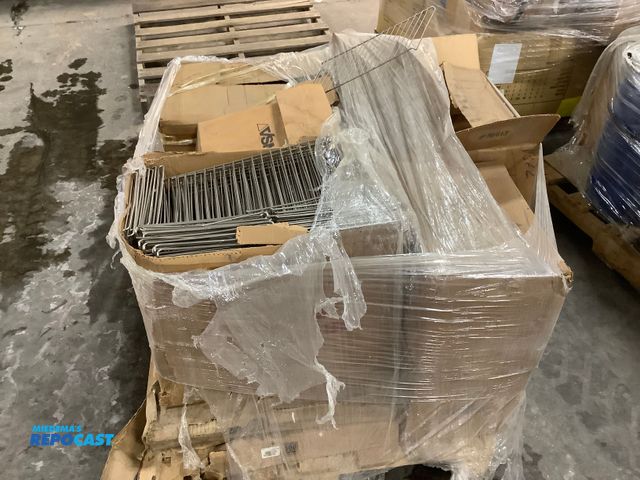 Lot 2-17048 - Skid Lot of Small Metal Baking Racks and Trays