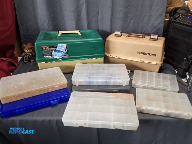 Lot 2-23610 - TACKLE BOXS AND STORAGE ORGANIZERS