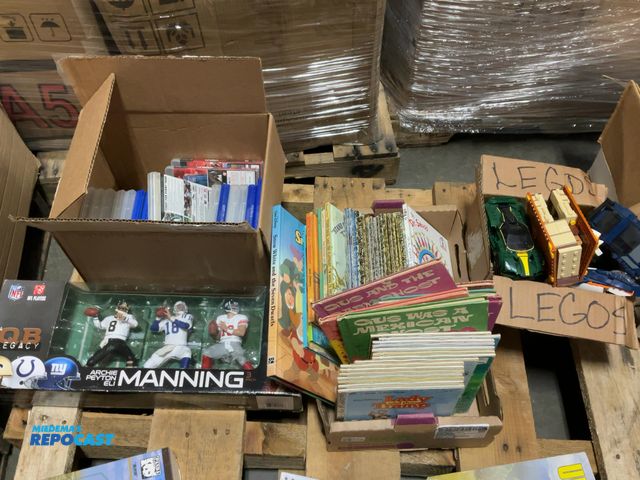 Lot 2-99572 - Lot of items including legos books NFL players figurines and ps3 and ps4 games
