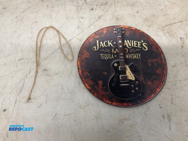 Lot 2-19671 - Jack Aniee’s wood circular sign