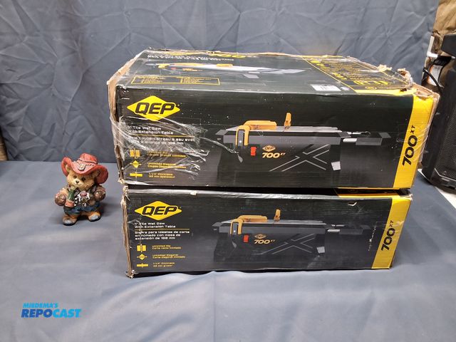 Lot 2-69511 - (2) QEP 7" TILE WET SAW WITH EXTENSION TABLE