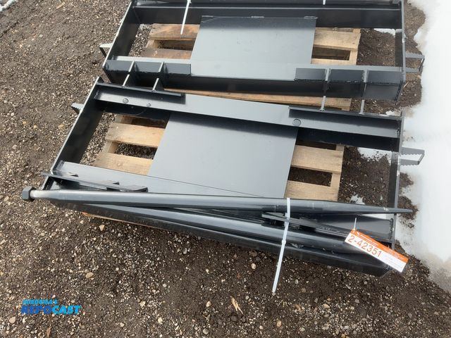 Lot 2-42351 - New JCT Bale Spear Skid Steer Attachment, Universal Quick Attach, Has Two Spears that Stick Out Appr...