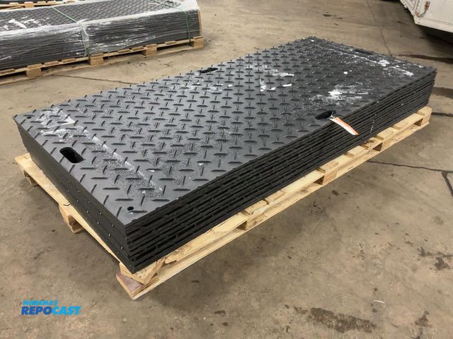 Lot 2-42577 - (15) New SDLANCH IRGPM Ground Protection Mats, Approx. 41” wide x 94-1/2” long x1/2” thick, diamond ...