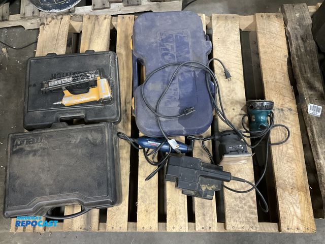 Lot 2-67863 - Cordless Battery Powered Skid lot of assorted tools and various brands