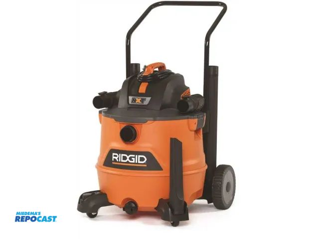Lot 2-60896 - Ridgid 16 Gallon NXT Wet/Dry Shop Vac Model HD1800 6.5 Peak HP (very light use, clean, powers on)