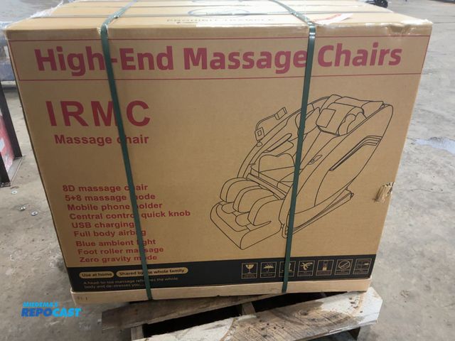 Lot 2-42135 - New SDLANCH IRMC Massage Chair, 5+8 massage mode, mobile phone holder, central control quick knob, U...