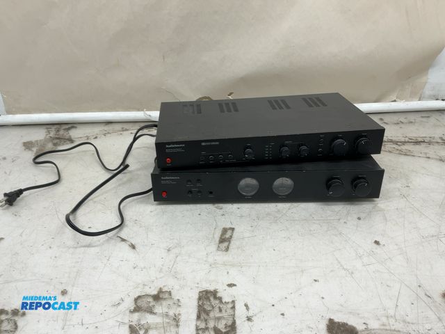 Lot 2-13733 - Audio Source model SS one series II sour round sound processor and model AMP one stereo power amplif...