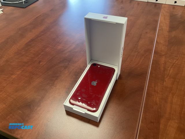 Lot 2-91761 - (1) New (Red) Iphone SE A2595 Cellular Phone