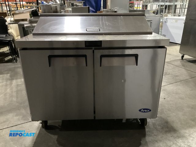 Lot 2-55015 - Atosa MSF8302GR Stainless Steel Refrigerated Prep Table Atosa model MSF8302GR refrigerated salad top...