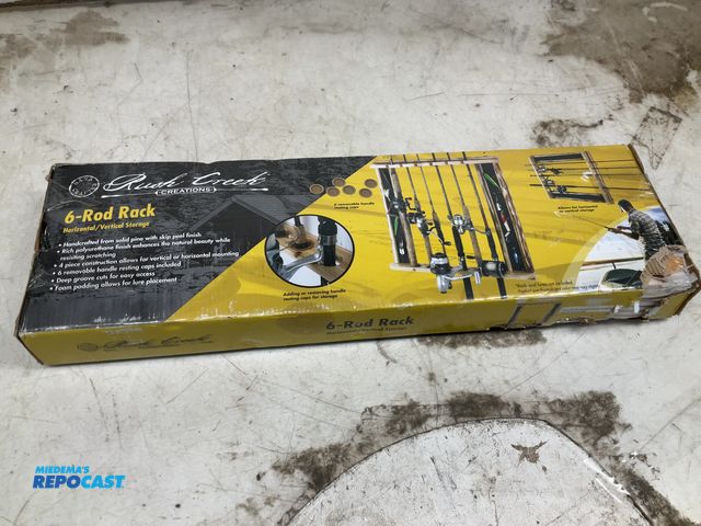 Lot 2-19361 - Rush Creek 6-Rod Rack Horizontal or Vertical Storage