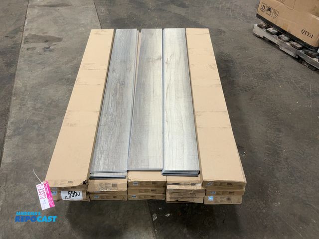 Lot 2-23370 - (17) Boxes of Home Decorators Collection Oakhurst 20 MIL x 7 in. W x 60 in. L Waterproof Click Lock ...