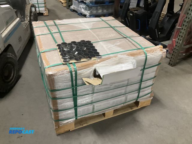 Lot 2-60442 - 45 Boxes Ellis + Fisher Anatolia Porcelain Mosaic Tile, 10 Per Box, Covers 9.69 Sq Ft.