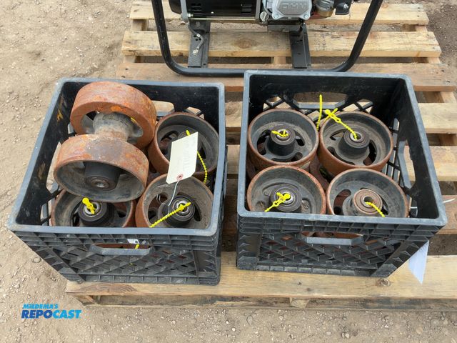 Lot 2-33386 - (9) Used Rollers off a Toro Dingo TX1000 Wide Track Mini Skid Steer, #125-0430