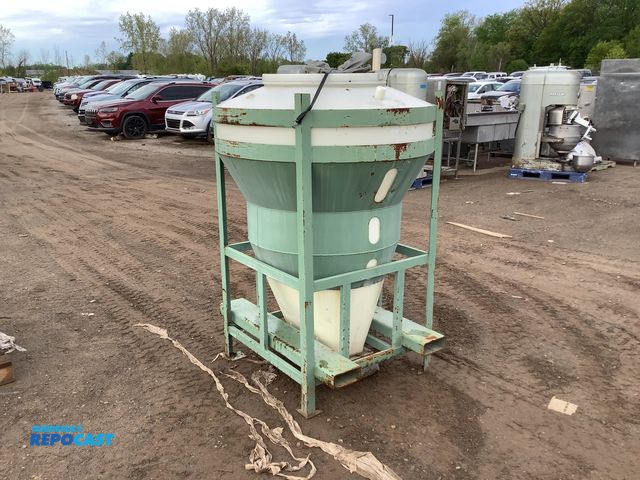 Lot 2-35937 - Forkable 45” L x 45” W x 66” T Industrial Dry Bulk Material Hopper