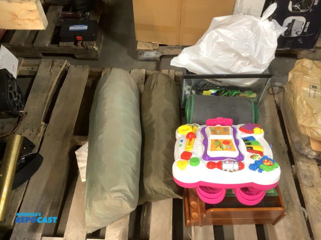 Lot 2-35861 - Skid Lot of Golf Putting Game, Fish Tank w/ Accessories, (2) Camping Tents, and (1) Leap Frog Childr...