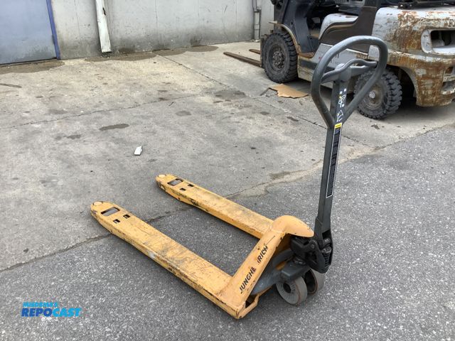 Lot 2-16281 - jungheinrich 4500lb pallet jack - forks approx. 47” long
