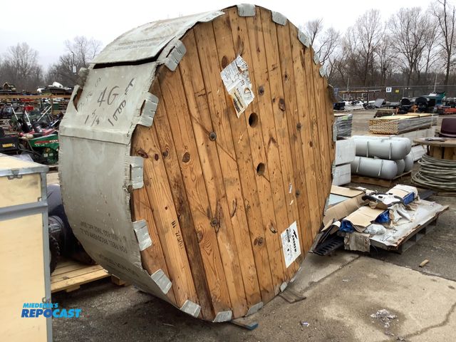 Lot 2-93498 - Andrew Hellas rubber cable recyclable reel approximately 1000 ft