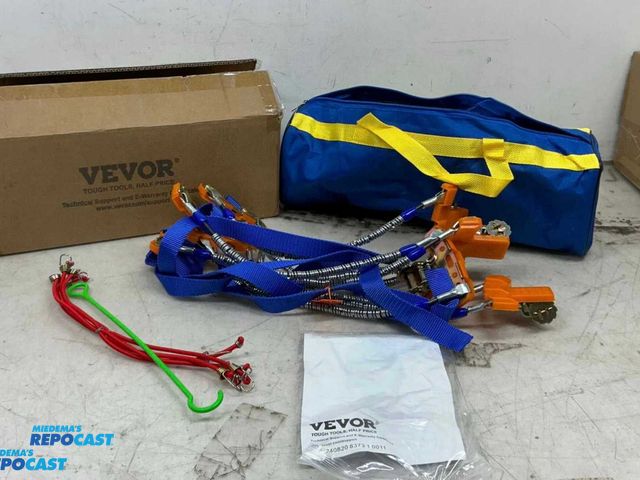 Lot 2-65821 - Vevor ZT-265 snow chains 427x145x165 mm (cushion quantity 2 pieces)