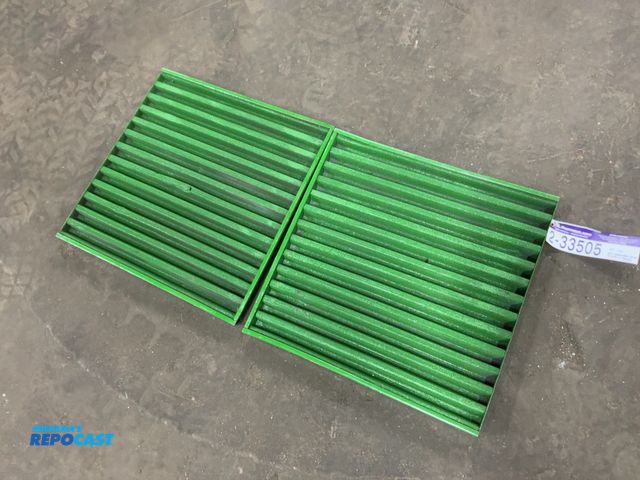 Lot 2-33505 - (2) Used John Deere Hood Side Panels, approx. 17”x17”