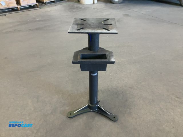 Lot 2-33516 - Clarke bench grinder stand, size: 11.25”x10.25”x31.25”H