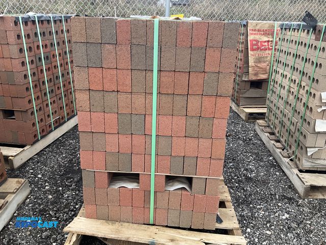 Lot 2-70077 - New Belden Brick Company (1) Pallet of MOD RUBIGO BLD VEL 082527 Rubigo Red Velour Brick