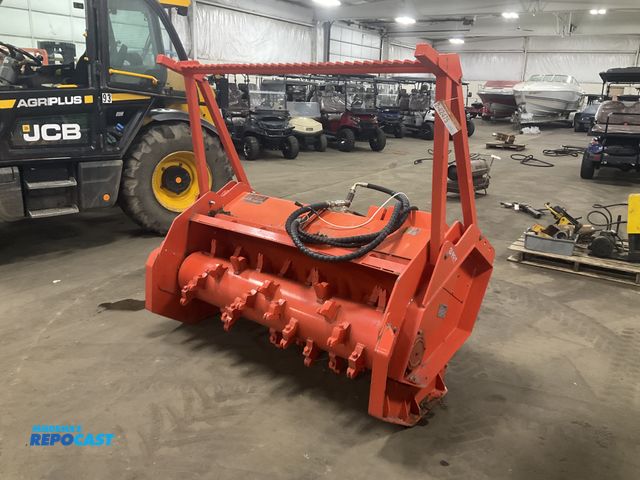 Lot 2-42475 - AGROTK Topcat SSFM81 Forestry Drum Mulcher Skid Steer Attachment