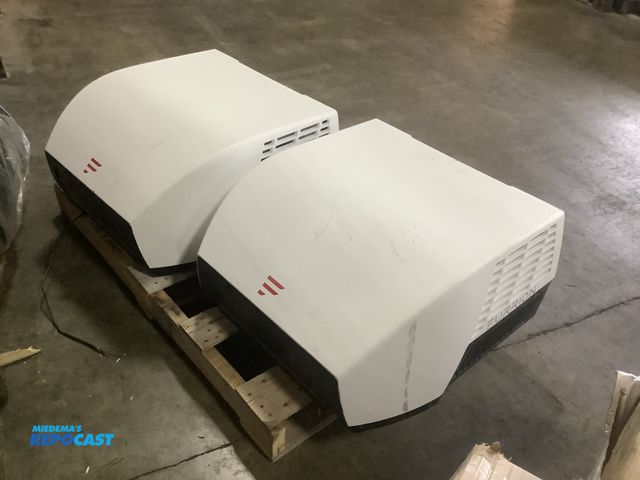 Lot 2-93663 - Skid w/ (2) Furrion FACR18VSDA-PS Scratch &amp; Dent Rooftop Air Conditioning Units
