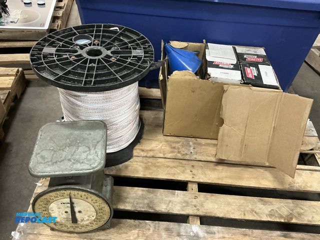 Lot 2-76603 - Antique Triner Scale, Dura-Line String, Cylinders, and Baldwin Filters
