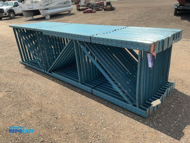 Lot 2-30303 - (13) 42" Deep x 13' Tall Cubic Style Pallet Racking Uprights