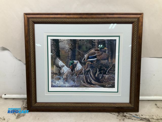 Lot 2-53640 - 1999 Harold Roe “Beaver Pond Mallards” Framed Picture(DOBSON)