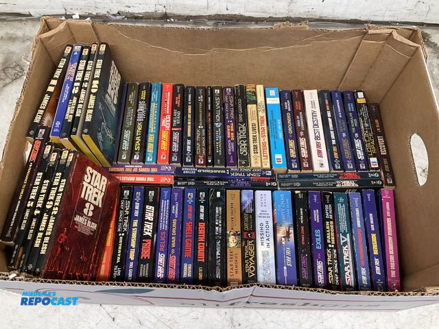 Lot 2-93497 - Over 60 Paperback Vintage Star trek Books