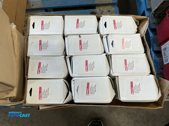 Lot 2-33269 - 36 boxes of 8D Galvanized Spiral Nails. 4 packs per box.