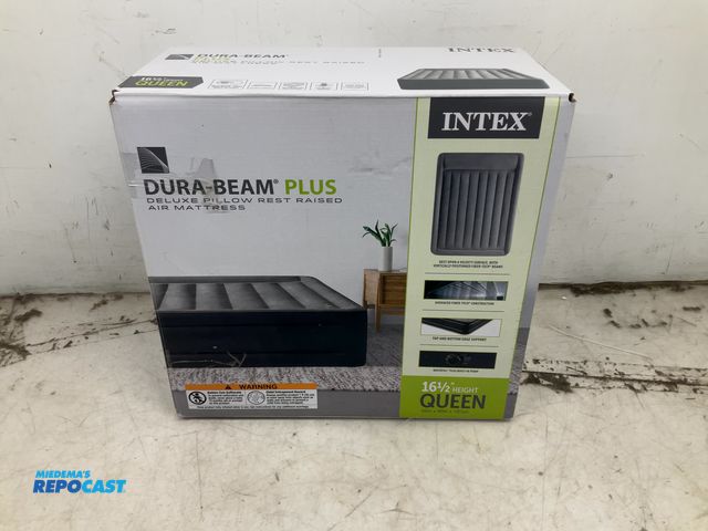 Lot 2-19584 - Intex Dura-Beam Plus deluxe pillow rest raised air mattress, Queen