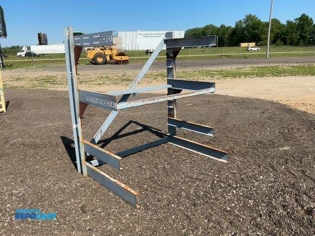 Lot 2-22837 - Metal Cantilever Rack, Welded Together, Arms Stick out 32”, approx. 69”x49”x6’ tall