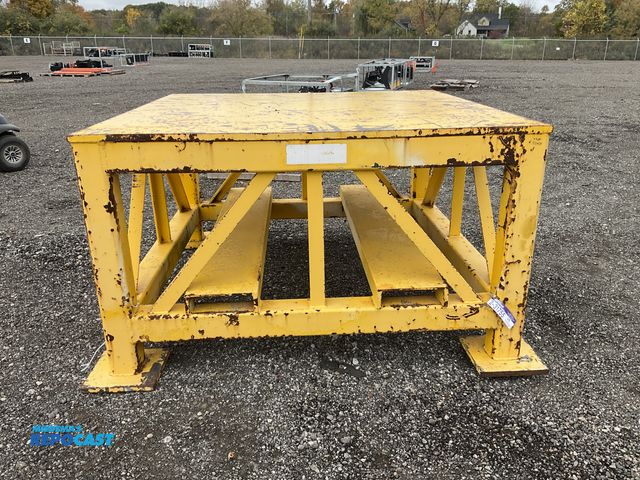 Lot 2-31755 - Heavy Steel Work Table 72” L x 72” W x 42” H Metal Forkable